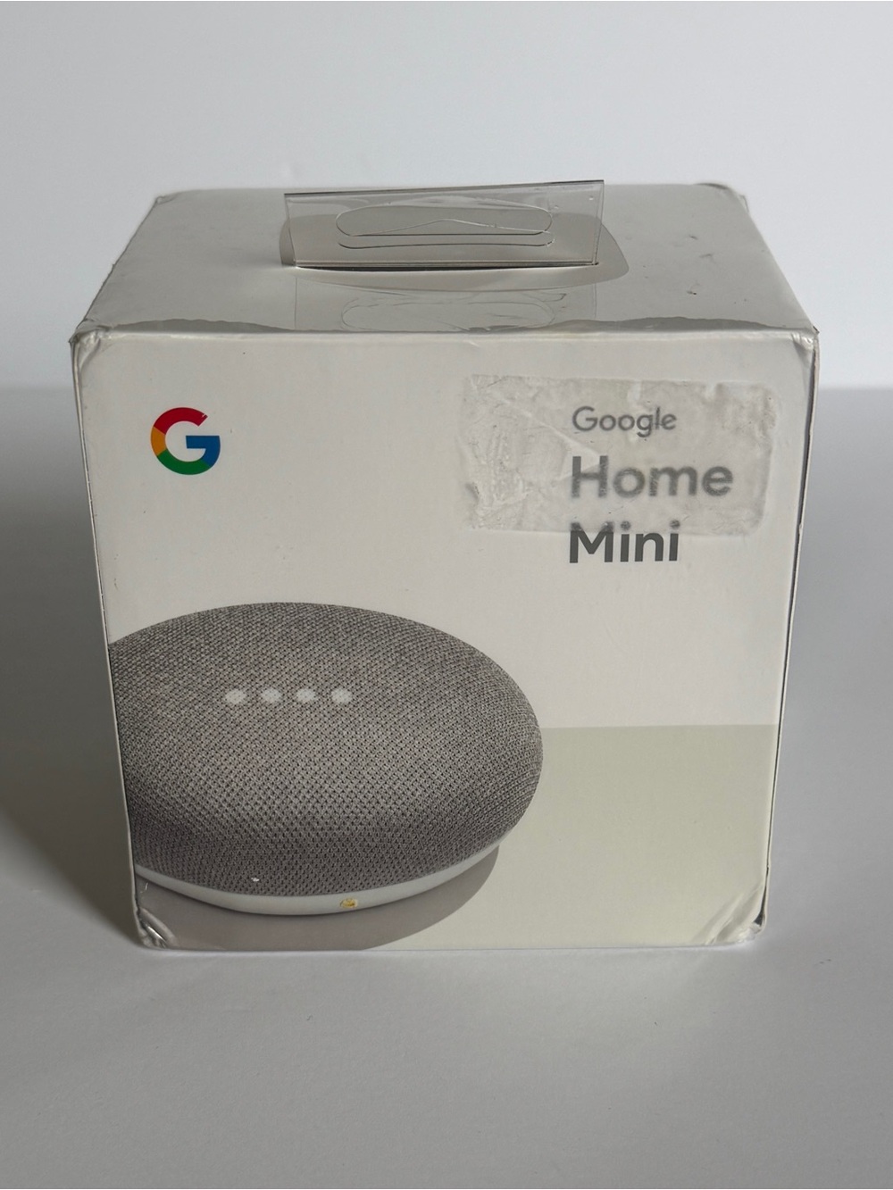 NEW Google Home Mini Smart Speaker with Google Assistant Chalk Gray GA00210-US